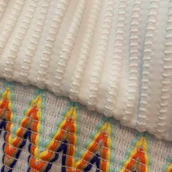 Contrast High Waisted Tummy Control Bikini Set Spandex Swimsuit 2 Piece - Picture 8 of 9